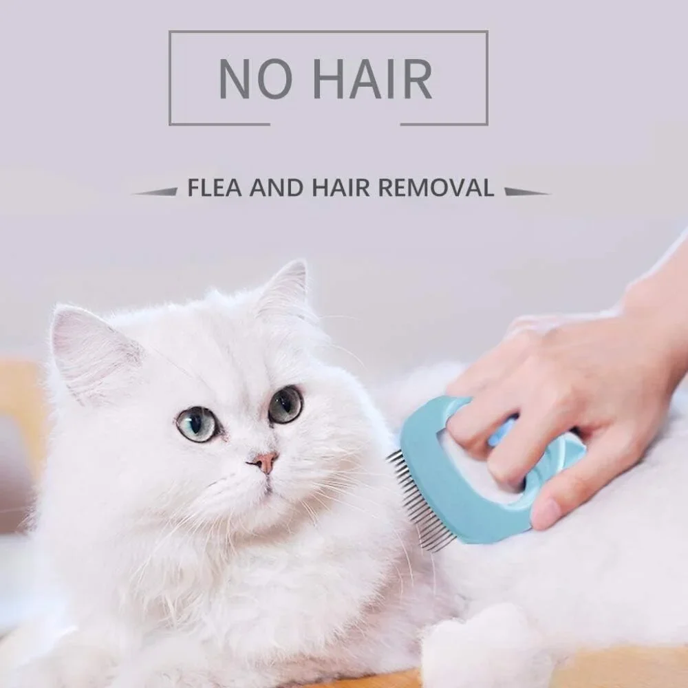3-Pcs Pet Grooming Comb Set Cat Dog Hair Removal Brush Wear Multi-function Brush - Picture 7 of 12